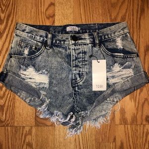Tobi Sunset Denim Shorts
